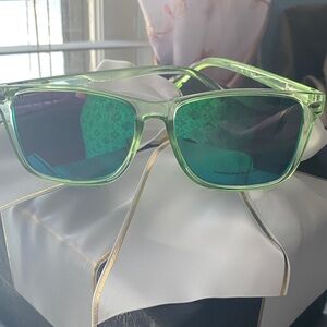 Ray-Ban Translucent Green Sunglasses